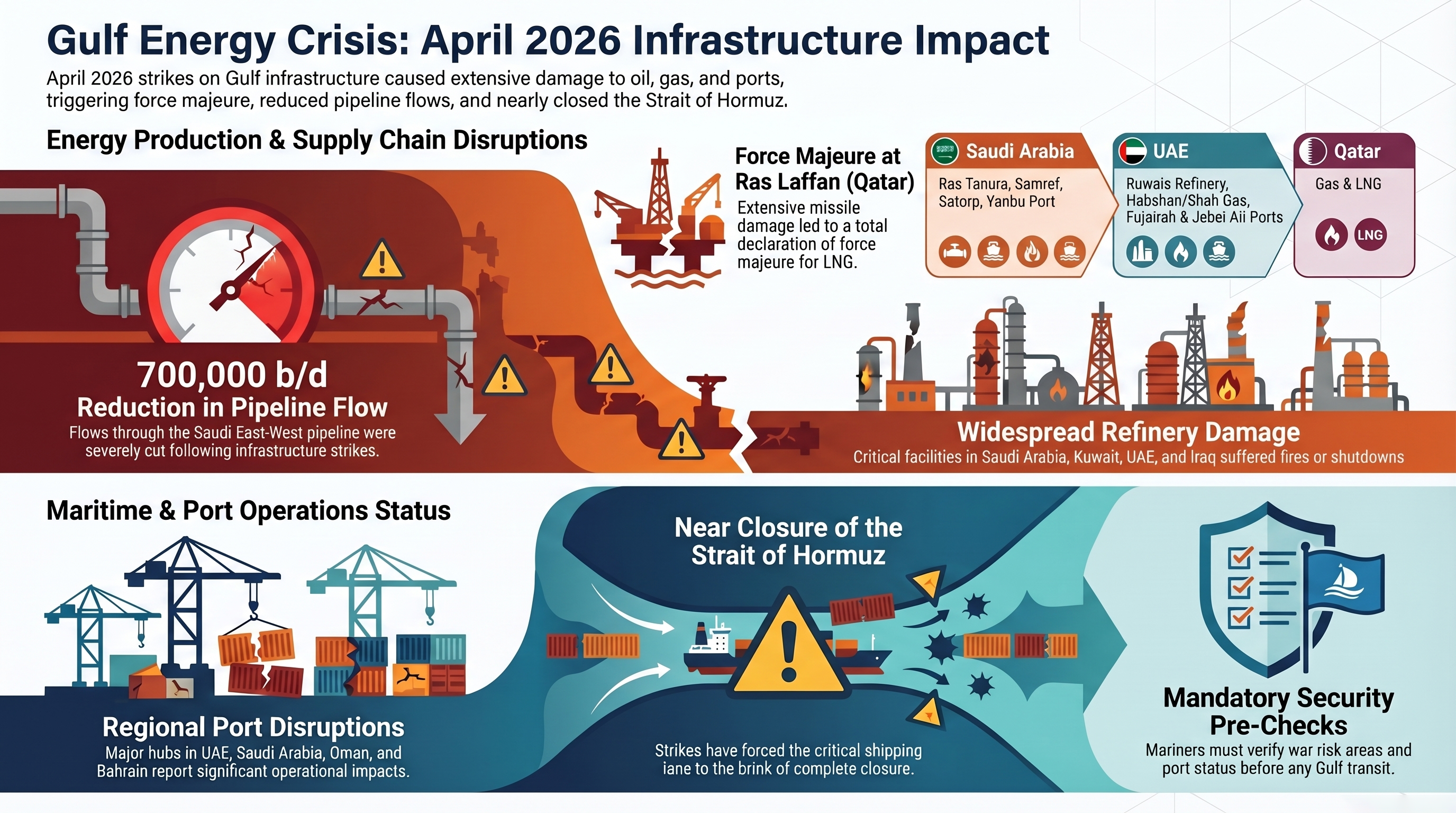 Media for Damaged Energy Facilities in the Gulf Region