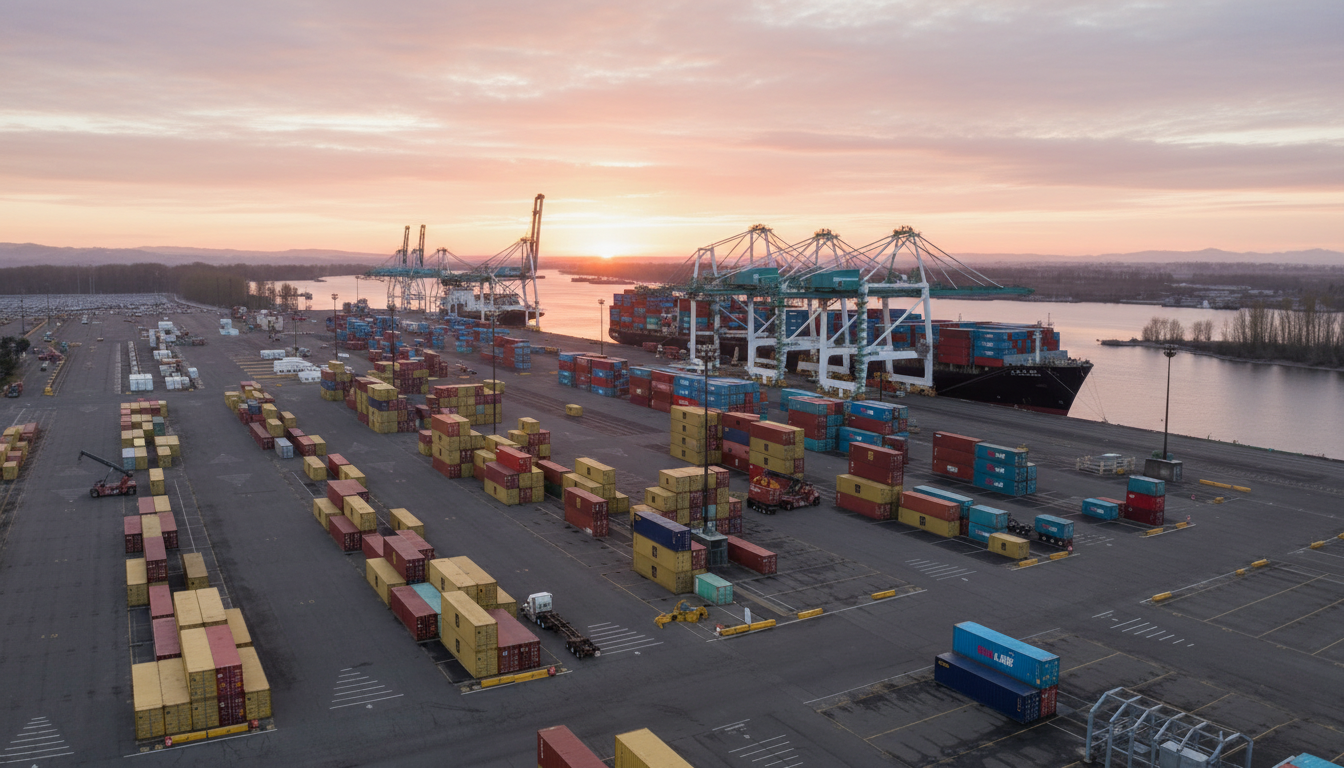 Media for Revival of Portland's Terminal 6: Oregon's Key Container Gateway Returns to Operation
