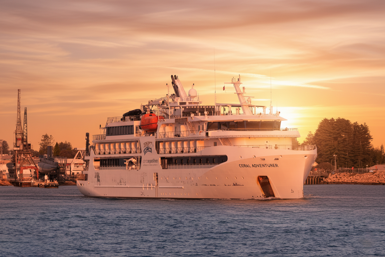 Media for Grounding of Coral Adventurer Cruise Ship Highlights Risks of Coastal Navigation in Remote Waters